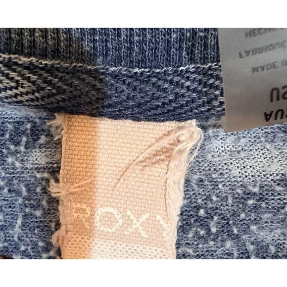 "Roxy “Maybe Today” acid wash sweatshirt blue size S - Picture 6 of 9